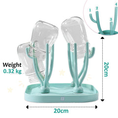 Baby Bottle Drying Rack Storage for Baby Feeding Essential (Sky Blue)