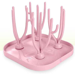 Baby Bottle Drying Rack Storage for Baby Feeding Essential (Pink)