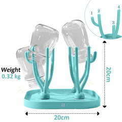 Baby Bottle Drying Rack Storage for Baby Feeding Essential (Blue)