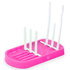 Baby Bottle Drying Rack Storage for Baby Feeding Essential (Pink)