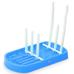 Baby Bottle Drying Rack Storage for Baby Feeding Essential (Blue)