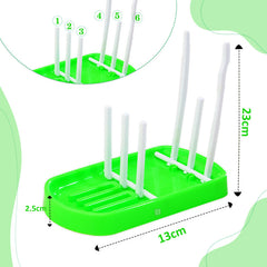 Baby Bottle Drying Rack Storage for Baby Feeding Essential (Green)