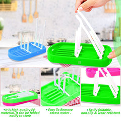 Baby Bottle Drying Rack Storage for Baby Feeding Essential (Green)