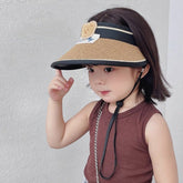 BEMBIKA Baby Cotton Cap with Safety and Comfort Baby Turban-(Golden Bear – Khaki)
