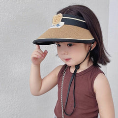BEMBIKA Baby Cotton Cap with Safety and Comfort Baby Turban-(Golden Bear – Khaki)