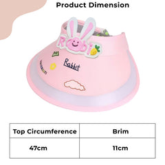 BEMBIKA Baby Cotton Cap with Safety and Comfort Baby Turban-(Rainbow Rabbit – Pink)
