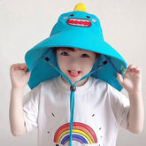BEMBIKA Baby Cotton Cap with Safety and Comfort Baby Turban-(Cartoon Shawl – Green)