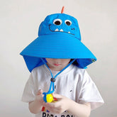 BEMBIKA Baby Cotton Cap with Safety and Comfort Baby Turban-(Cartoon Shawl – Blue)