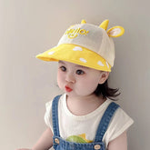BEMBIKA Baby Cotton Cap with Safety and Comfort Baby Turban-(Baseball Cap – Yellow)