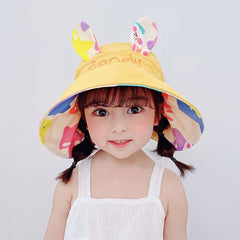 BEMBIKA Baby Cotton Cap with Safety and Comfort Baby Turban-(Double-Sided Cap – Yellow)