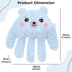 Bembika Baby Cap - Stylish and Compact Baby Cotton Hat Perfect Turban Cap for Baby Ideal Cap for Newborn Baby Soft and Comfortable Baby Cotton Cap-(Paw Print – Pink)