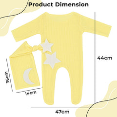 BEMBIKA Photography Costume – Newborn photography outfits & baby photography props Designer baby clothes for newborn photo shoot -(Yellow)