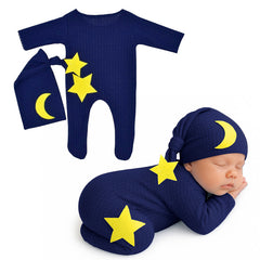 BEMBIKA Photography Costume – Newborn photography outfits & baby photography props Designer baby clothes for newborn photo shoot -(Navy Blue)