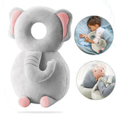 Baby Fall Back Head Protector with Adjustable Straps for Baby Head Safety (Grey)