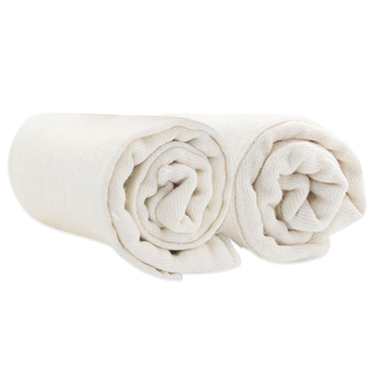 Bembika Cloth Diaper Insert, Reusable Washable Unbleached Prefold Diaper Nappy Liner for Baby Cloth Diapers (Set of 2) (Prefold Cotton)