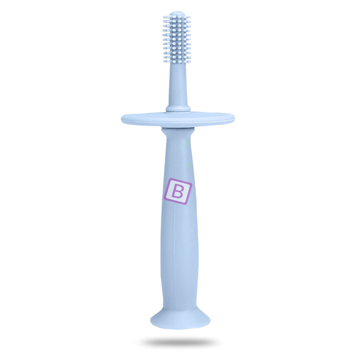 BPA Free Silicone Teething Toy for Baby (Blue)