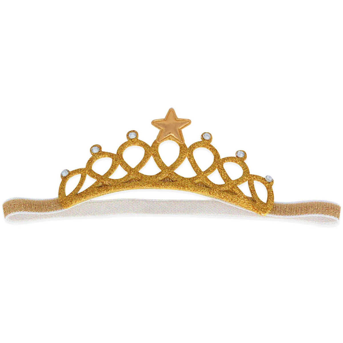 Baby Headband for Baby Hair Accessories for infant (Crown|Golden)