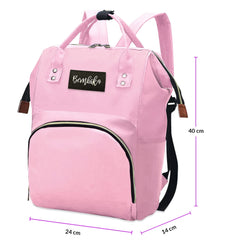 Easy to Carry Diaper Bag for Mother (Solid Pink)
