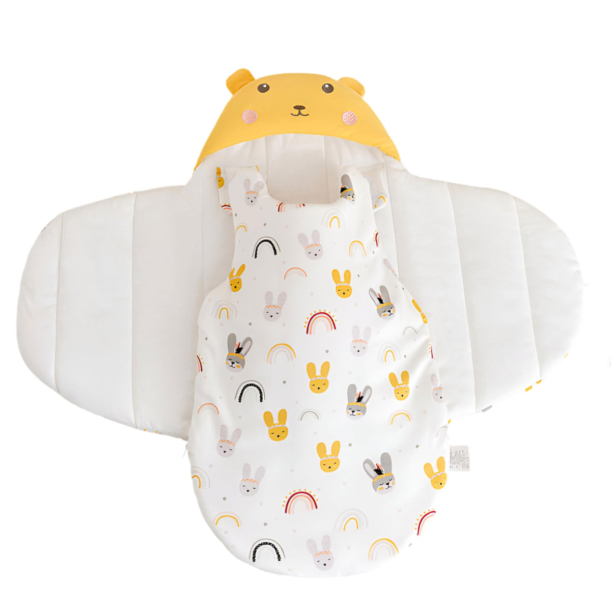 Newborn Infants swaddling baby blanket for kids-Rabbit Pattern