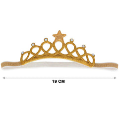 Baby Headband for Baby Hair Accessories for infant (Crown|Golden)