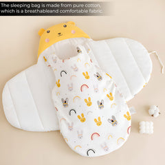 Newborn Infants swaddling baby blanket for kids-Rabbit Pattern