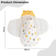 Newborn Infants swaddling baby blanket for kids-Rabbit Pattern