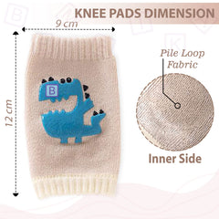 Baby Crawling Anti-Slip Knee pads (Khaki)