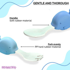 Baby Spoon and fork Set for Baby Feeding