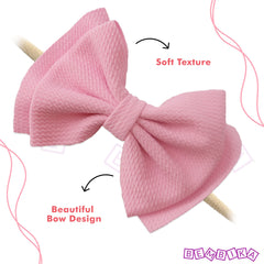 Baby Headband for Baby Hair Accessories for infant (Light Pink)