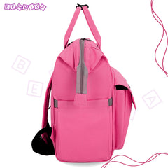 Easy to Carry Diaper Bag for Mother (Kitten Rose Red)