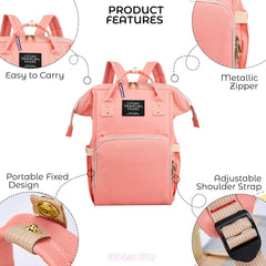 Baby Care Accessories Diaper Bag, Muslin Wrap, Swaddle Wrap and Nail Care Accessories Combo