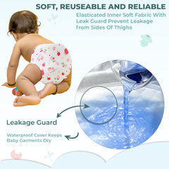 Waterproof Breathable Cotton Potty Training Pants for Babies (Fruit Paradise)