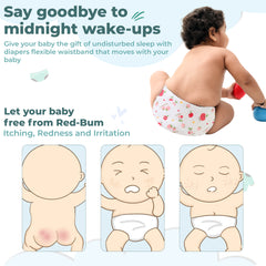 Waterproof Breathable Cotton Potty Training Pants for Babies (Fruit Paradise)
