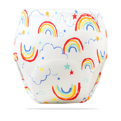 Waterproof Breathable Cotton Potty Training Pants for Babies (Rainbow)