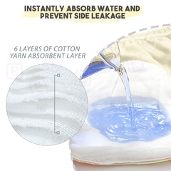 Waterproof Breathable Cotton Potty Training Pants for Babies (Rainbow)