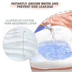 Waterproof Breathable Cotton Potty Training Pants for Babies (Set of 2)