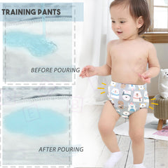Waterproof Breathable Cotton Potty Training Pants for Babies (Set of 2)