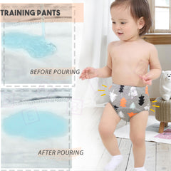 Waterproof Breathable Cotton Potty Training Pants for Babies (Set of 2)