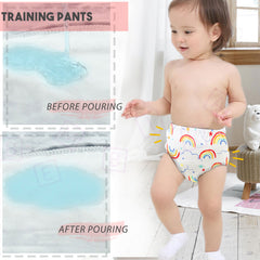 Waterproof Breathable Cotton Potty Training Pants for Babies (Set of 3)