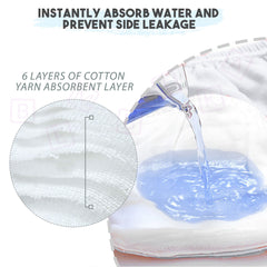 Waterproof Breathable Cotton Potty Training Pants for Babies (Set of 3)