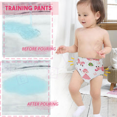 Waterproof Breathable Cotton Potty Training Pants for Babies (Set of 3)