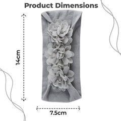 Baby Headband for Baby Hair Accessories for infant (Grey)