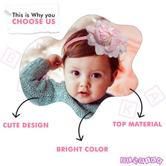 Baby Headband for Baby Hair Accessories for infant (Light Pink)