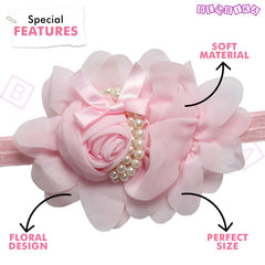 Baby Headband for Baby Hair Accessories for infant (Light Pink)