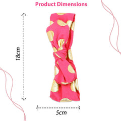 Baby Headband for Baby Hair Accessories for infant (Dark Pink)