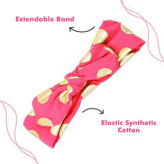 Baby Headband for Baby Hair Accessories for infant (Dark Pink)