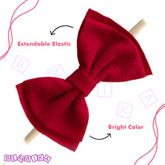 Baby Headband for Baby Hair Accessories for infant (Dark Pink)