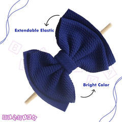 Baby Headband for Baby Hair Accessories for infant (Navy Blue)
