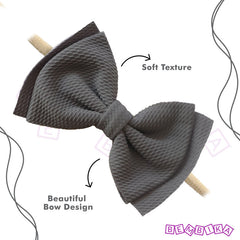 Baby Headband for Baby Hair Accessories for infant (Light Grey)