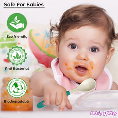 Baby Feeding Essential Baby Dinner Set Infant Training Eating Utensils-Giraffe